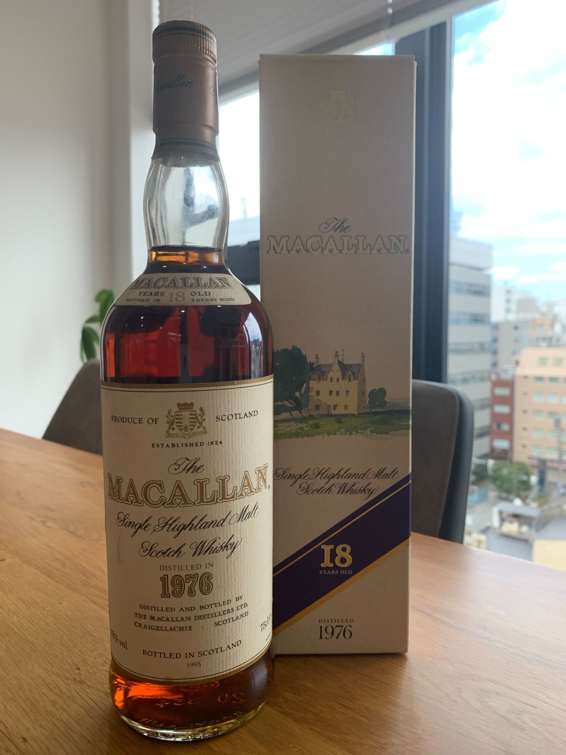 マッカラン 18年 1976-1995 43% 750ml 箱付 (25/8/28買取)