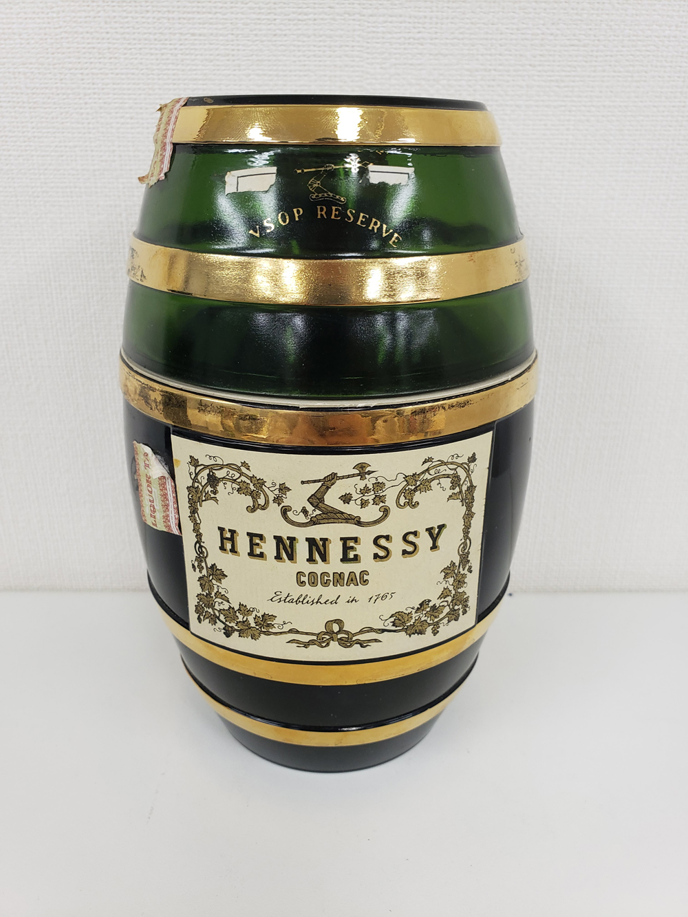 ヘネシー VSOP リザーブ 樽型 グリーンボトル